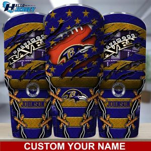 Baltimore Ravens Drinkware Custom Nfl Gear Tumbler 1