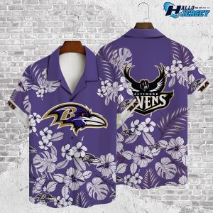 Baltimore Ravens Football Team Costume Hawaiian Shirt