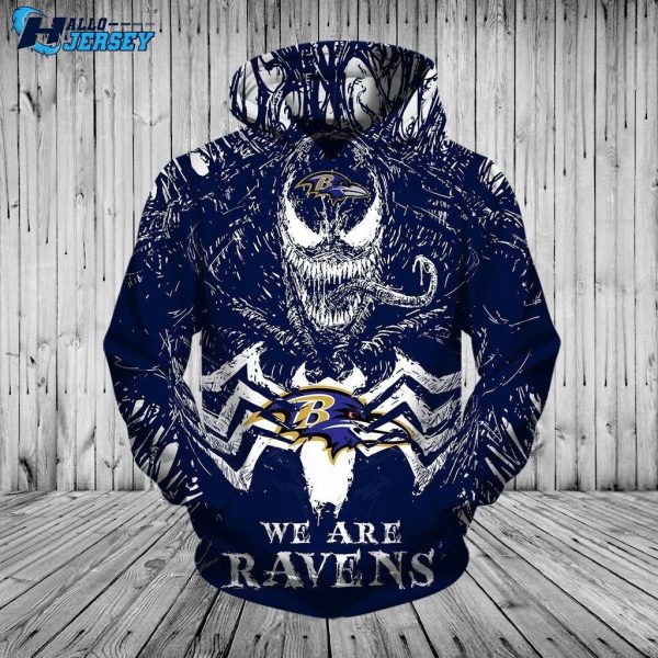 Baltimore Ravens Football Team Unisex Style Logo Sport Hoodie