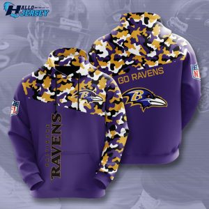 Baltimore Ravens Football Team Us Style Unisex Hoodie