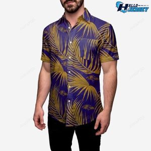 Baltimore Ravens Hawaiian Button Up Shirt