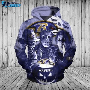 Baltimore Ravens Logo Sport Football Team Hoodie