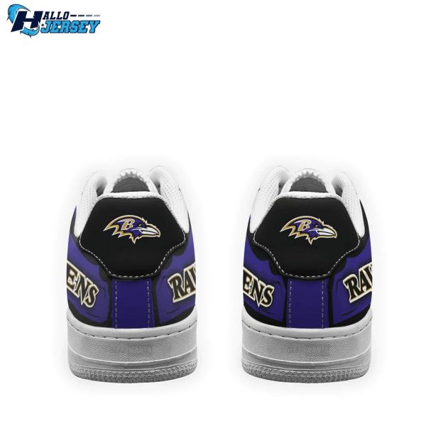 Baltimore Ravens NFL Air Force 1 Sneaker Trending