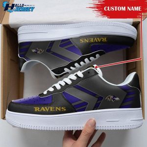 Baltimore Ravens Personalized Air Force 1 Shoes 1