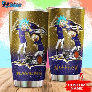 Baltimore Ravens Personalized Stainless Steel Tumbler