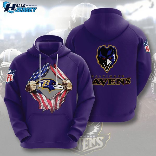 Baltimore Ravens Unisex Us Style Hoodie