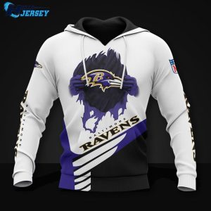 Baltimore Ravens Unisex Us Style Logo Sport Hoodie