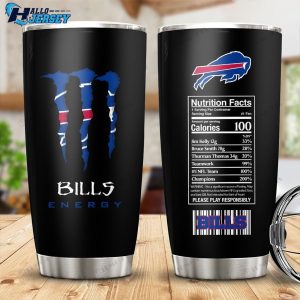 Buffalo Bills American Football Team Monster Stainless Steel Tumbler