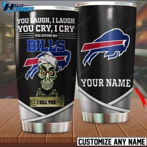 Buffalo Bills Personalized Achmed Stainless Steel Tumbler