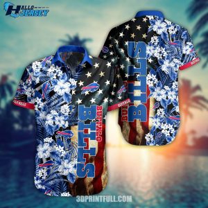 Buffalo Bills Logo Football Team Costume Hawaiian Shirt