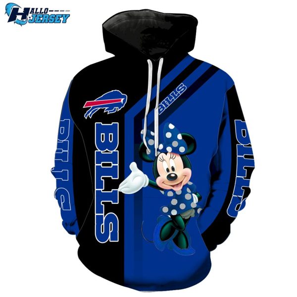 Buffalo Bills Minnie Mouse New Full Hoodie Zipper