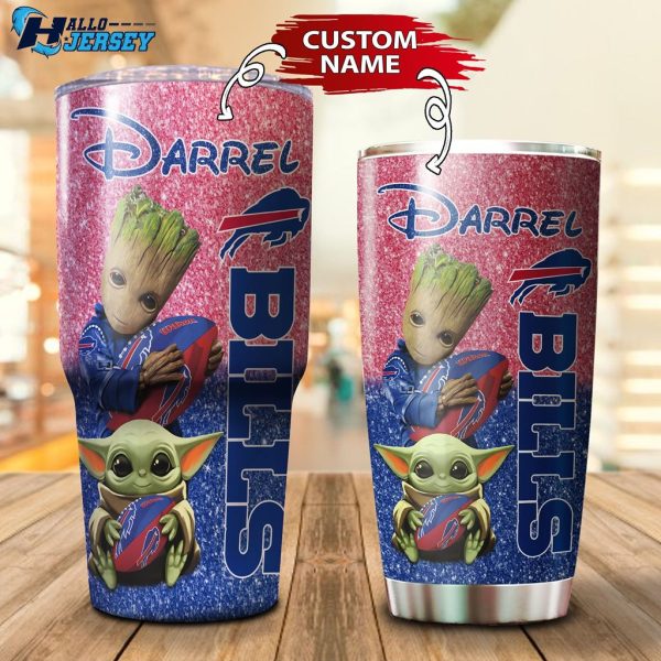 Buffalo Bills Personalized Custom Stainless Steel Tumbler