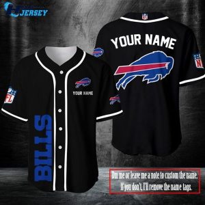 Buffalo Bills Personalized Name Baseball Jersey Shirt