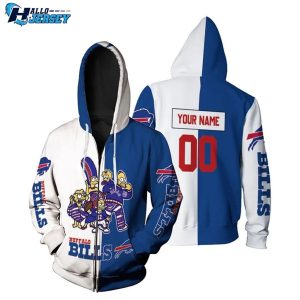 Buffalo Bills The Simpsons Family Fan AFC Personalized Hoodie