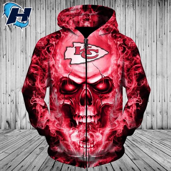 Chiefs Grimm Reaper Sudden Death All Over Print Hoodie