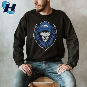 Detroit Football Grit Shirt Lions T Shirt 6