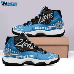 Detroit Lions Air Jordan 11 Collection Nfl Sneakers 1