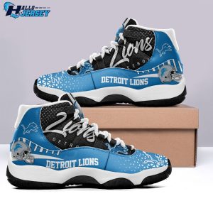Detroit Lions Air Jordan 11 Collection Nfl Sneakers 3