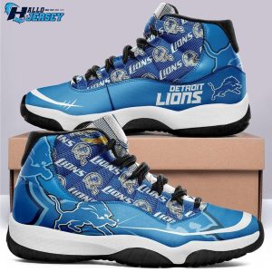 Detroit Lions Air Jordan 11 Nfl Sneakers 1
