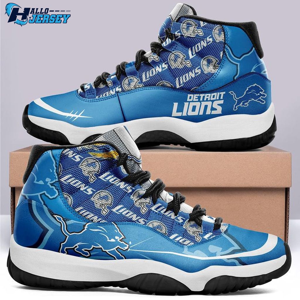 Detroit Lions Air Jordan 11 Nfl Sneakers