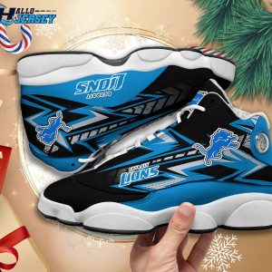 Detroit Lions Air Jordan 13 Gift Collection Nfl Sneakers 2