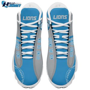 Detroit Lions Air Jordan 13 Us Style Nfl Sneakers 3