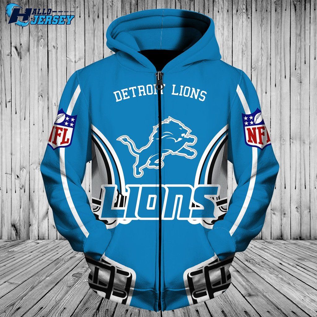Detroit Lions Champ Football Logo Team Unisex Nfl Hoodie