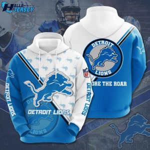 Detroit Lions Champ Logo Sport Unisex All Over Print Nfl Hoodie