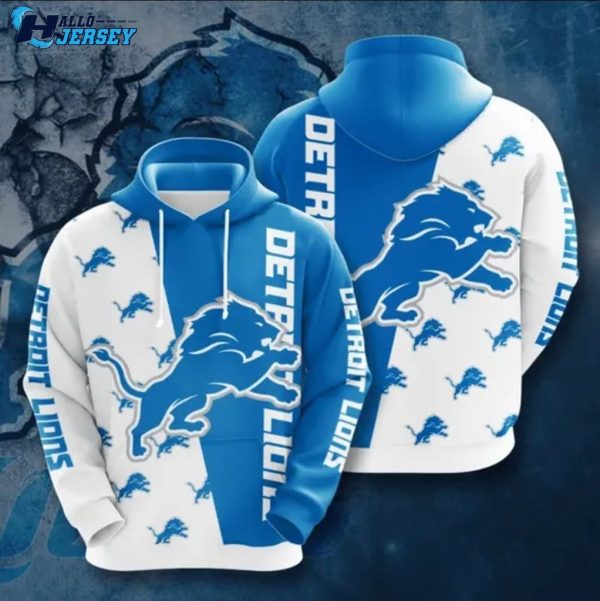 Detroit Lions Champ Logo Team Football Gear Nfl Hoodie