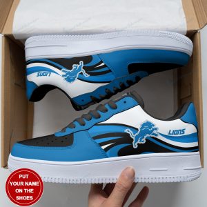 Detroit Lions Custom Footwear Air Force 1 Shoes Nfl Sneakers 1