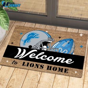 Detroit Lions Gift For Football Fans Us Decor Nfl Doormat 3
