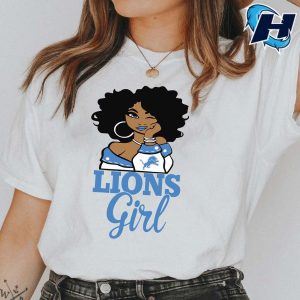 Detroit Lions Girl NFL T Shirt 1