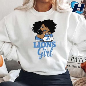 Detroit Lions Girl Nfl Sweatshirt