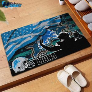 Detroit Lions Home Decor Indoor Outdoor Nfl Doormat