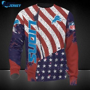 Detroit Lions Logo Sport Us Style All Over Print Nfl 3D Hoodie 14