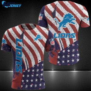 Detroit Lions Logo Sport Us Style All Over Print Nfl 3D Hoodie 6