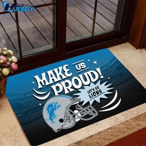 Detroit Lions Make Proud Nfl Football Team Home Decor Area Rug