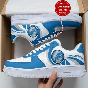 Detroit Lions Personalized Air Force 1 Us Style Air Force 1 Nfl Sneakers 1
