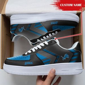 Detroit Lions Personalized Footwear Air Force 1 Nfl Sneakers 1