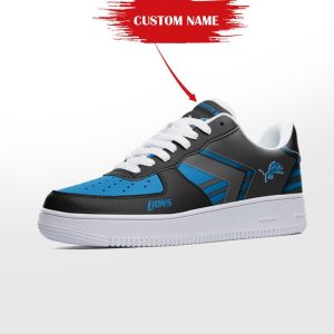 Detroit Lions Personalized Footwear Air Force 1 Nfl Sneakers 3