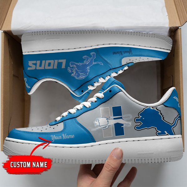 Detroit Lions Personalized Nice Gift Footwear Air Force 1 Sneakers