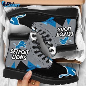 Detroit Lions TBL Boots Black Grey 1