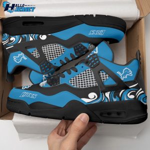 Detroit Lions Us Style Footwear Air Jordan 4 Sneaker 1
