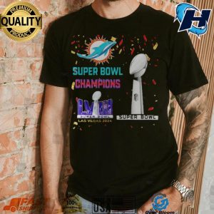Dolphins Super Bowl Champions LVIII Las Vegas 2024 Shirt 1