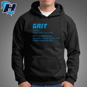 Grit Definition Shirt Funny Detroit Lions Hoodie