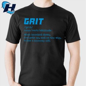 Grit Definition Shirt Funny Detroit Lions T Shirt 1