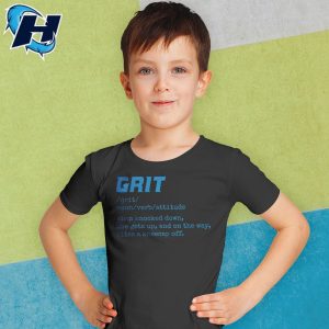 Grit Definition Shirt Funny Detroit Lions Youth T Shirt 6