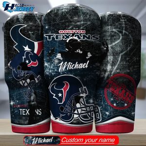 Houston Texans American Football Team Custom Name Tumbler 1