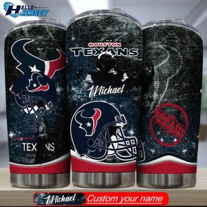 Houston Texans American Football Team Custom Name Tumbler 2