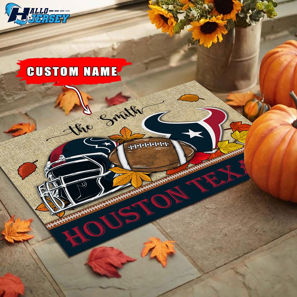 Houston Texans Football Team Home Decor Doormat